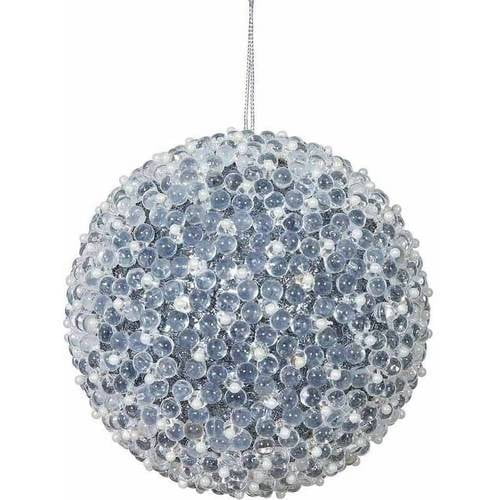 Includes 4 Pieces per Bag. Vickerman 6 Multi-Colored Beaded Ball Ornament Includes 4 Pieces per Bag. Vickerman 6 Multi-Colored Beaded Ball Ornament